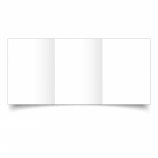 White Linen Card Blanks 255gsm-A6-Trifold