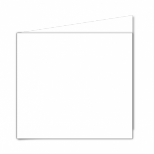 White Linen Card Blanks 255gsm-Large Square-Portrait