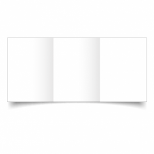 White Hammered Card Blanks 255gsm-A6-Trifold