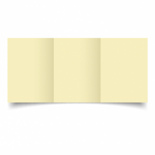 Rich Cream Linen Card Blanks 255gsm-A6-Trifold