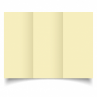 Rich Cream Linen Card Blanks 255gsm-DL-Trifold