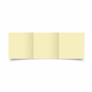 Rich Cream Hemp Card Blanks 255gsm-Small Square-Trifold