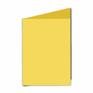 Daffodil Yellow Card Blanks Double Sided 290gsm-5"x7"-Portrait