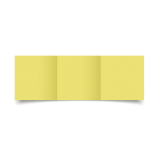 Giallo Woodstock Card Blanks Double sided 285gsm-Small Square-Trifold