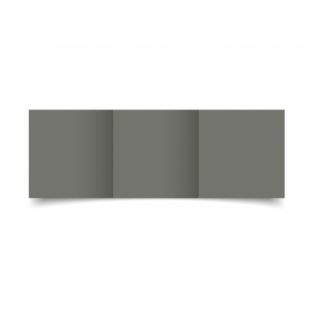 Antracite Sirio Colour Card Blanks Double sided 290gsm-Small Square-Trifold