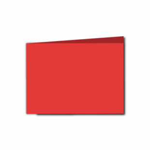 Red Card Blanks Double sided 290gsm-A6-Landscape