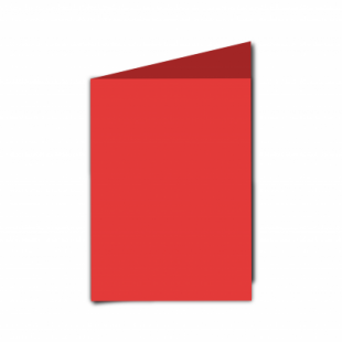 Red Card Blanks Double sided 290gsm-A6-Portrait