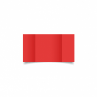 Red Card Blanks Double sided 290gsm-Small Square-Gatefold