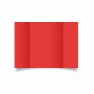 Red Card Blanks Double sided 290gsm-A5-Gatefold