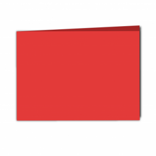Red Card Blanks Double sided 290gsm-A5-Landscape