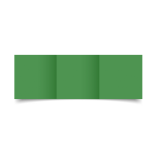 Emerald Green Card Blanks Double sided 290gsm-Small Square-Trifold