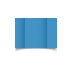 Blue Card Blanks Double sided 290gsm-A6-Gatefold