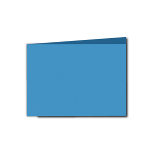 Blue Card Blanks Double sided 290gsm-A6-Landscape