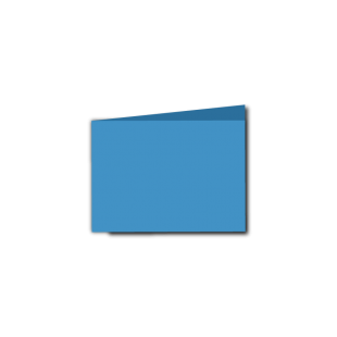 Blue Card Blanks Double sided 290gsm-A7-Landscape