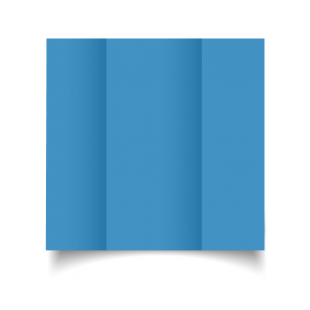 Blue Card Blanks Double sided 290gsm-DL-Gatefold