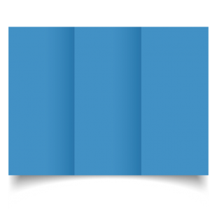 Blue Card Blanks Double sided 290gsm-DL-Trifold
