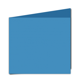 Blue Card Blanks Double sided 290gsm-Large Square-Portrait