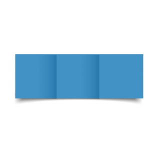 Blue Card Blanks Double sided 290gsm-Small Square-Trifold