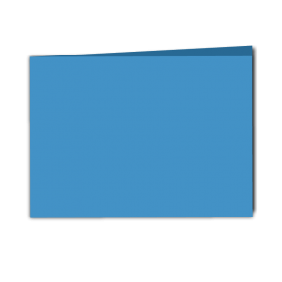 Blue Card Blanks Double sided 290gsm-A5-Landscape