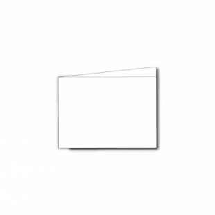 White Super Smooth Card Blanks Double Sided 300gsm-A7-Landscape