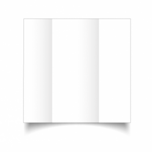 White Super Smooth Card Blanks Double Sided 300gsm-DL-Gatefold