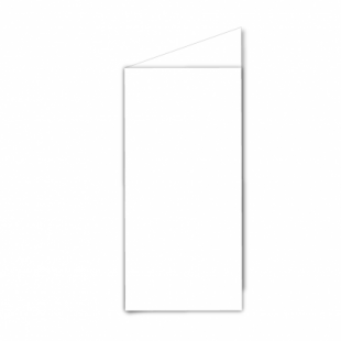 White Super Smooth Card Blanks Double Sided 300gsm-DL-Portrait