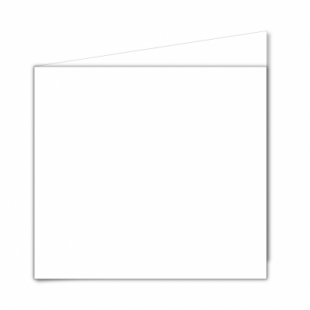 White Super Smooth Card Blanks Double Sided 300gsm-Large Square-Portrait