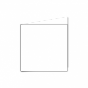 White Super Smooth Card Blanks Double Sided 300gsm-Small Square-Portrait