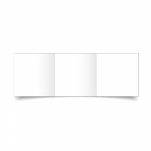 White Super Smooth Card Blanks Double Sided 300gsm-Small Square-Trifold
