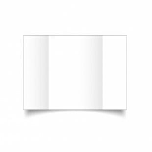 White Super Smooth Card Blanks Double Sided 300gsm-A5-Gatefold