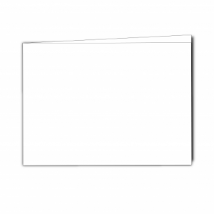 White Super Smooth Card Blanks Double Sided 300gsm-A5-Landscape