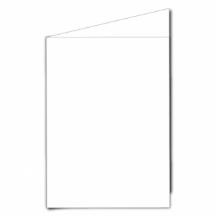 White Super Smooth Card Blanks Double Sided 300gsm-A5-Portrait
