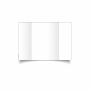 White Super Smooth Card Blanks Double Sided 300gsm-A6-Gatefold