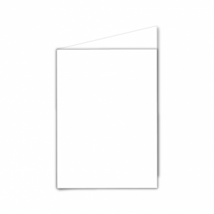 White Super Smooth Card Blanks Double Sided 300gsm-A6-Portrait