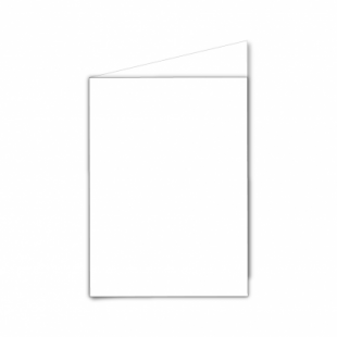 White Super Smooth Card Blanks Double Sided 250gsm-A6-Portrait