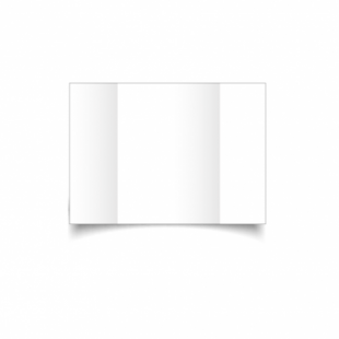 White Card Blanks Double Sided 250gsm-A6-Gatefold