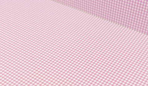 Pastel Pink Gingham Card 300gsm