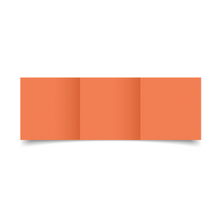 Arancio Woodstock Card Blanks Double sided 285gsm-Small Square-Trifold