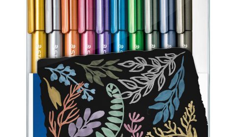 Staedtler Metallic Markers - Pack of 10 Assorted Colours