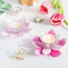 Fimo Soft Water Lily Tea Lights Milieu 02