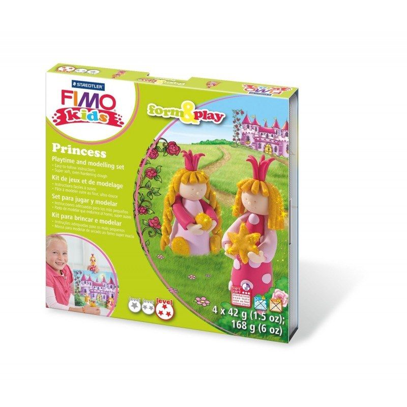 Fimo Kids Princess Form Play Polymer Clay Set