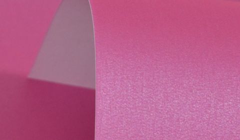 Fuchsia Pink Pure Pearl Single Sided Paper 100gsm