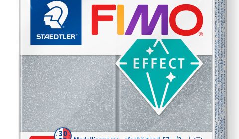 FIMO Effect Block 57g - Metallic Silver