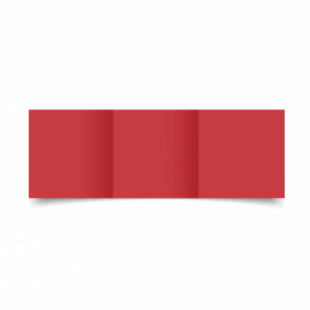 Card Blanks Double Sided 240gsm Christmas Red-Large Square-Trifold