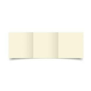 Ivory Linen Card Blanks 255gsm-Large Square-Trifold