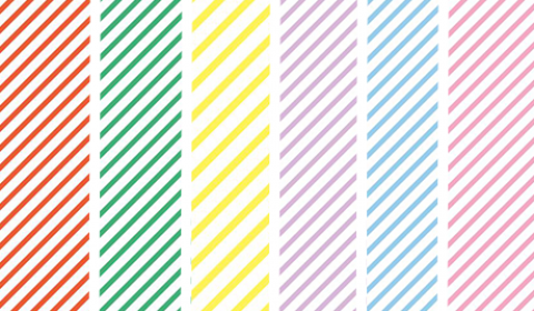 Assorted Colours Striped Card Pack 300gsm