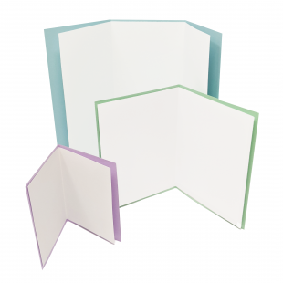 White inserts for Card Blanks 120gsm - Arena Extra White Rough