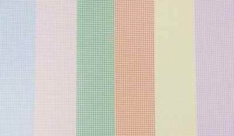 Assorted Colours Gingham Card Pack 300gsm