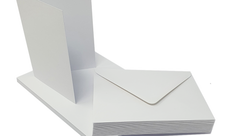 Arena Extra White Rough Card Blanks and Envelopes