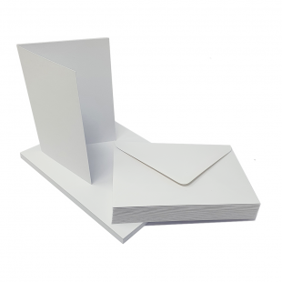 Arena Extra White Rough Card Blanks and Envelopes